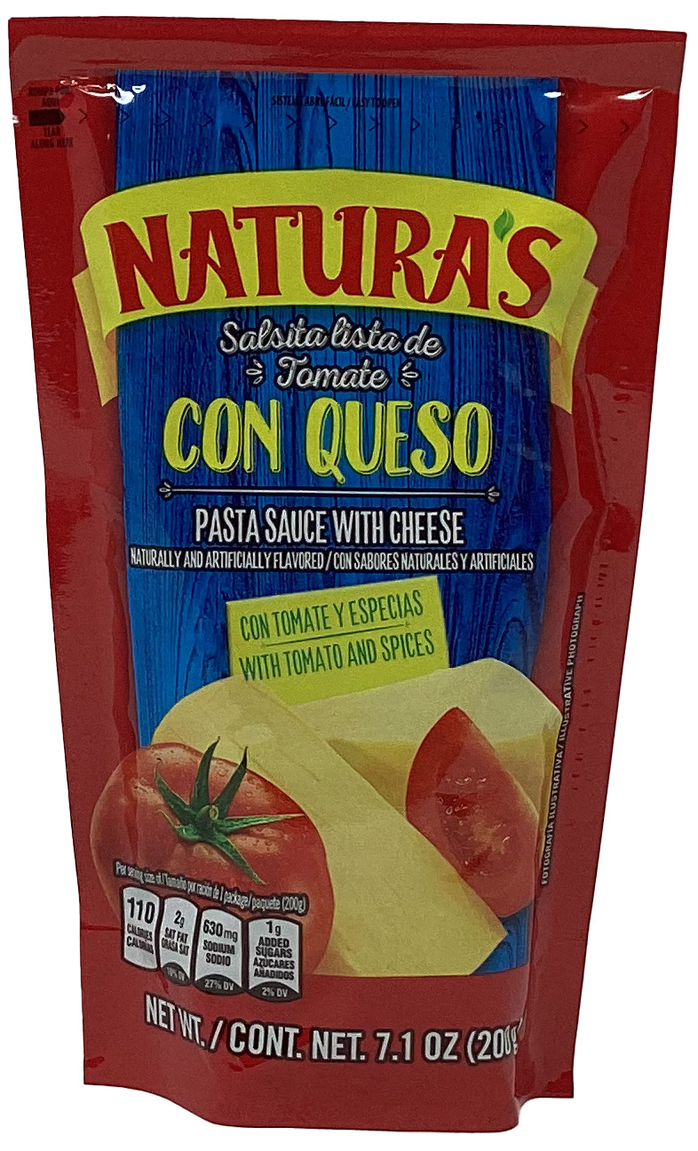 SALSA CON QUESO NATURAS 24/7.1 Oz