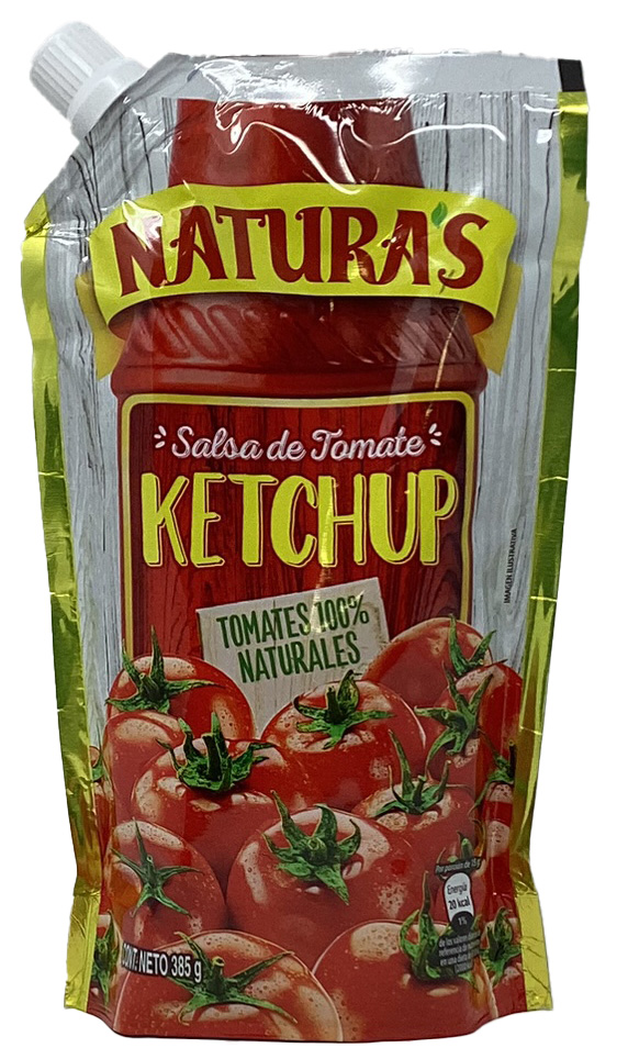 SALSA KETCHUP NATURAS EN BOLSA 24/13.6 OZ.